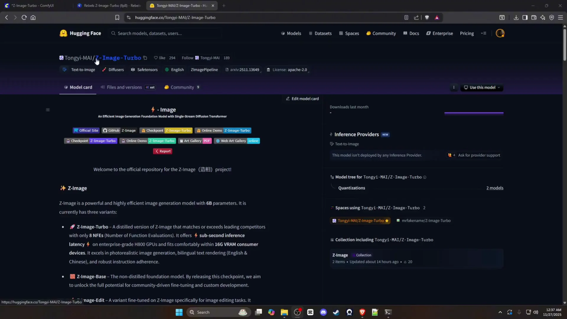 Z-image Turbo on Low VRAM: Fast 8-Step Workflow Explained screenshot 1