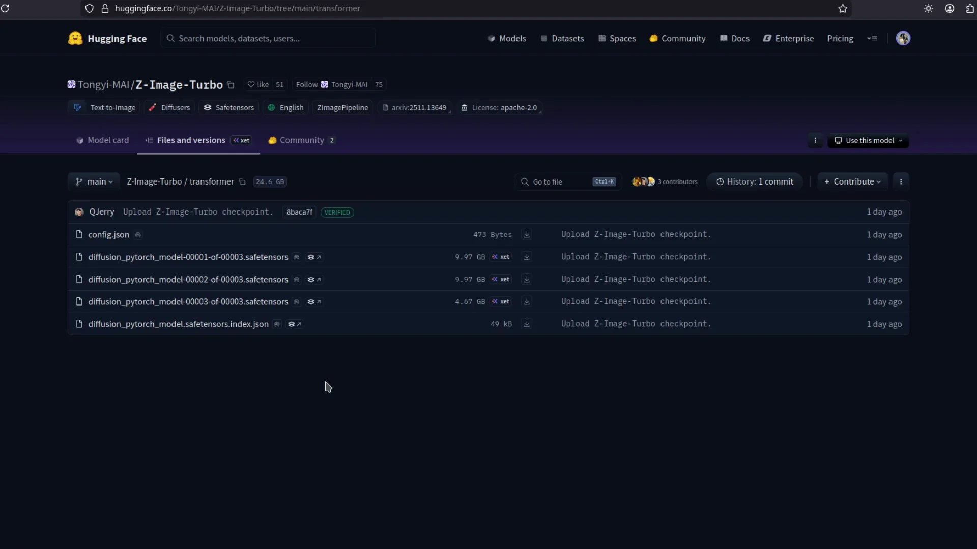 Z-Image Turbo installation and setup example